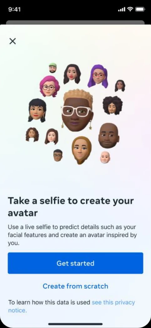 Avatar grid