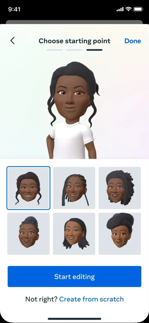 Hairstyle picker